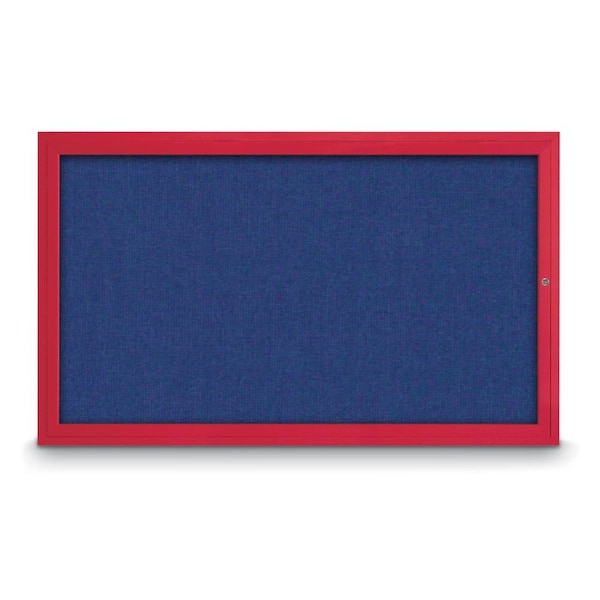 Hinge-less Radius Corkboard, 18"x24", Satin Alum Frame/Buff
